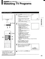 Предварительный просмотр 25 страницы Toshiba TP48C70 Owner'S Manual