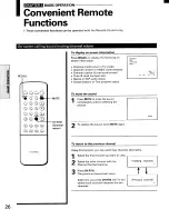 Предварительный просмотр 26 страницы Toshiba TP48C70 Owner'S Manual