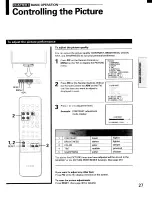 Предварительный просмотр 27 страницы Toshiba TP48C70 Owner'S Manual