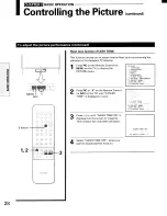 Предварительный просмотр 28 страницы Toshiba TP48C70 Owner'S Manual