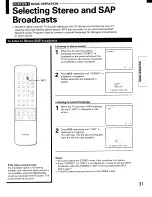 Предварительный просмотр 31 страницы Toshiba TP48C70 Owner'S Manual