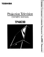 Предварительный просмотр 1 страницы Toshiba TP48C90 Owner'S Manual