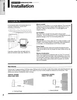 Предварительный просмотр 4 страницы Toshiba TP48C90 Owner'S Manual