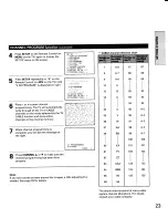 Предварительный просмотр 23 страницы Toshiba TP48C90 Owner'S Manual