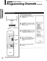 Предварительный просмотр 24 страницы Toshiba TP48C90 Owner'S Manual