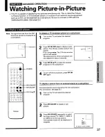 Предварительный просмотр 37 страницы Toshiba TP48C90 Owner'S Manual