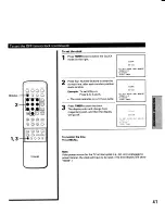 Предварительный просмотр 41 страницы Toshiba TP48C90 Owner'S Manual