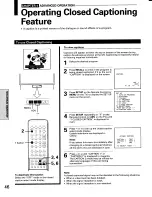 Предварительный просмотр 46 страницы Toshiba TP48C90 Owner'S Manual