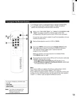 Предварительный просмотр 13 страницы Toshiba TP48D50 Owner'S Manual