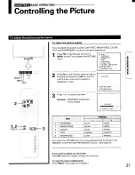 Предварительный просмотр 27 страницы Toshiba TP48D50 Owner'S Manual