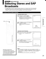 Предварительный просмотр 31 страницы Toshiba TP48D50 Owner'S Manual