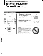 Предварительный просмотр 54 страницы Toshiba TP48D50 Owner'S Manual