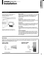 Preview for 5 page of Toshiba TP48D70 Owner'S Manual