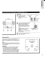 Preview for 7 page of Toshiba TP48D70 Owner'S Manual