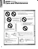 Preview for 8 page of Toshiba TP48D70 Owner'S Manual