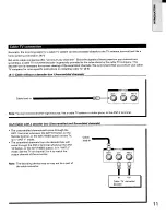 Preview for 11 page of Toshiba TP48D70 Owner'S Manual