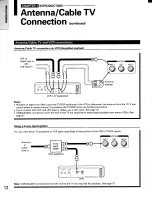 Preview for 12 page of Toshiba TP48D70 Owner'S Manual