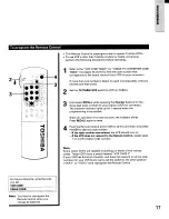 Preview for 17 page of Toshiba TP48D70 Owner'S Manual