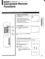 Preview for 31 page of Toshiba TP48D70 Owner'S Manual