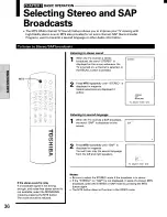 Preview for 36 page of Toshiba TP48D70 Owner'S Manual