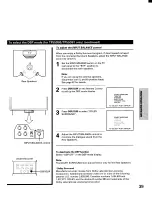 Preview for 39 page of Toshiba TP48D70 Owner'S Manual