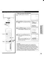 Preview for 43 page of Toshiba TP48D70 Owner'S Manual