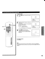 Preview for 45 page of Toshiba TP48D70 Owner'S Manual