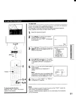 Preview for 51 page of Toshiba TP48D70 Owner'S Manual