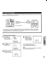 Preview for 61 page of Toshiba TP48D70 Owner'S Manual