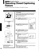 Предварительный просмотр 48 страницы Toshiba TP48D90 Owner'S Manual