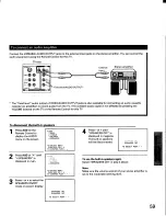 Предварительный просмотр 59 страницы Toshiba TP48D90 Owner'S Manual