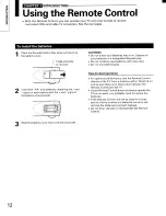 Предварительный просмотр 12 страницы Toshiba TP48E50 Owner'S Manual