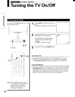 Предварительный просмотр 18 страницы Toshiba TP48E50 Owner'S Manual