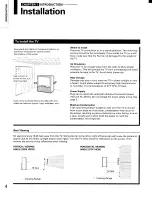 Предварительный просмотр 4 страницы Toshiba TP48E60 Owner'S Manual