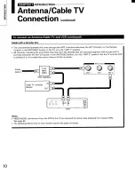 Предварительный просмотр 10 страницы Toshiba TP48E60 Owner'S Manual