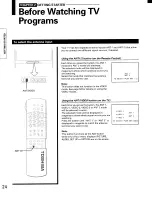 Предварительный просмотр 24 страницы Toshiba TP48E60 Owner'S Manual