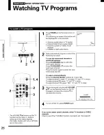 Предварительный просмотр 26 страницы Toshiba TP48E60 Owner'S Manual