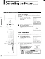 Предварительный просмотр 30 страницы Toshiba TP48E60 Owner'S Manual