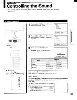 Предварительный просмотр 31 страницы Toshiba TP48E60 Owner'S Manual