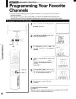 Предварительный просмотр 42 страницы Toshiba TP48E60 Owner'S Manual