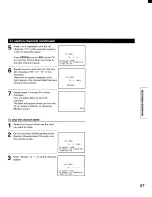 Предварительный просмотр 47 страницы Toshiba TP48E60 Owner'S Manual