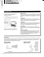 Preview for 4 page of Toshiba TP48E90 Owner'S Manual