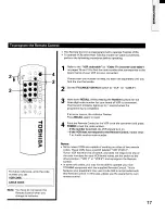 Предварительный просмотр 17 страницы Toshiba TP48E90 Owner'S Manual