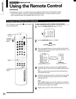 Предварительный просмотр 20 страницы Toshiba TP48E90 Owner'S Manual