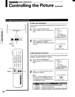 Предварительный просмотр 34 страницы Toshiba TP48E90 Owner'S Manual