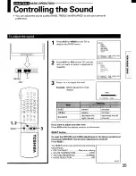 Предварительный просмотр 35 страницы Toshiba TP48E90 Owner'S Manual