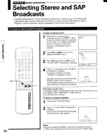 Предварительный просмотр 36 страницы Toshiba TP48E90 Owner'S Manual