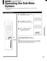 Предварительный просмотр 37 страницы Toshiba TP48E90 Owner'S Manual