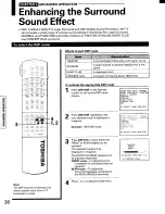 Предварительный просмотр 38 страницы Toshiba TP48E90 Owner'S Manual