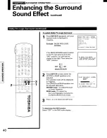 Предварительный просмотр 40 страницы Toshiba TP48E90 Owner'S Manual